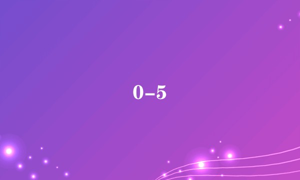 0-5