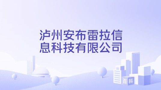 泸州安布雷拉信息科技有限公司