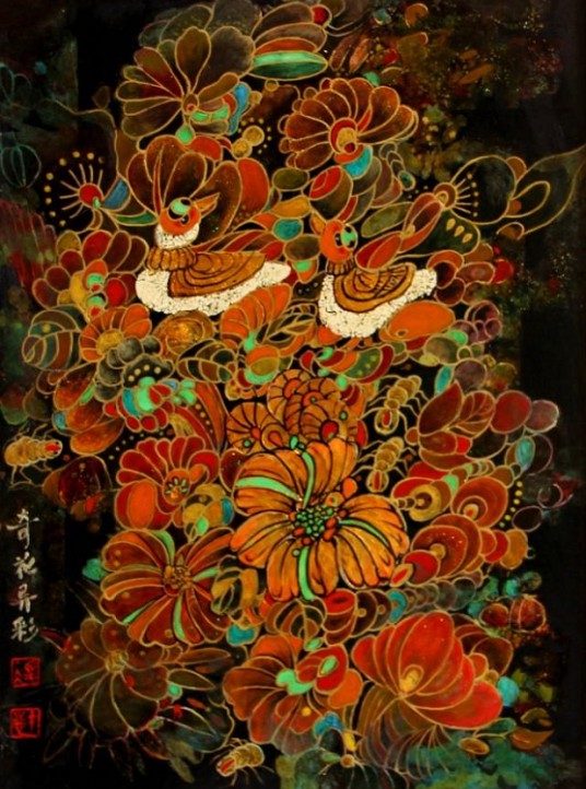 磨漆画