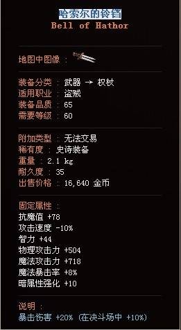 哈索尔的铃铛