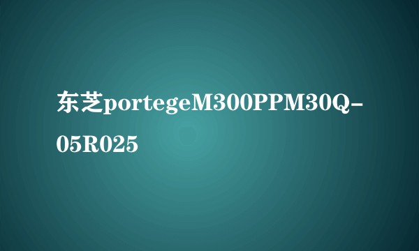 东芝portegeM300PPM30Q-05R025