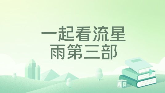 一起看流星雨第三部