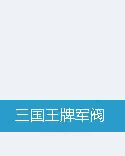 三国王牌军阀