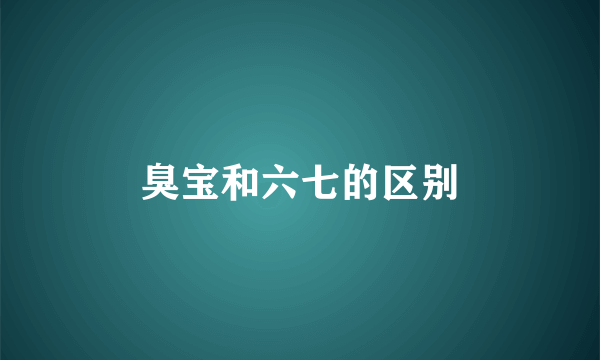 臭宝和六七的区别
