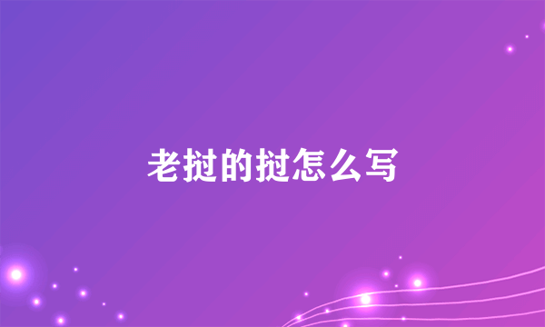 老挝的挝怎么写