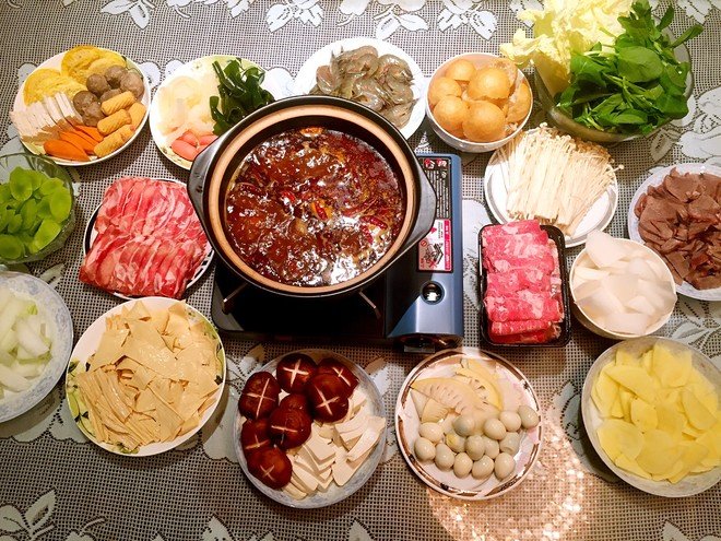 家庭版自助火锅菜谱