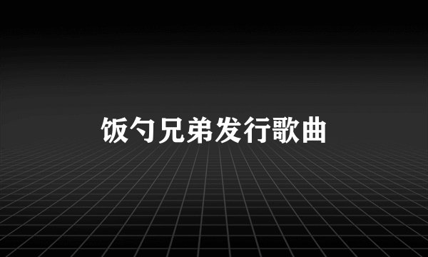 饭勺兄弟发行歌曲
