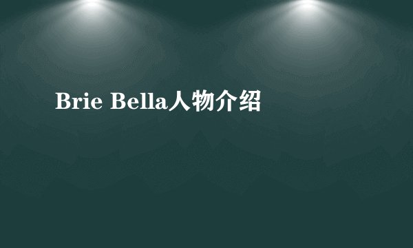 Brie Bella人物介绍