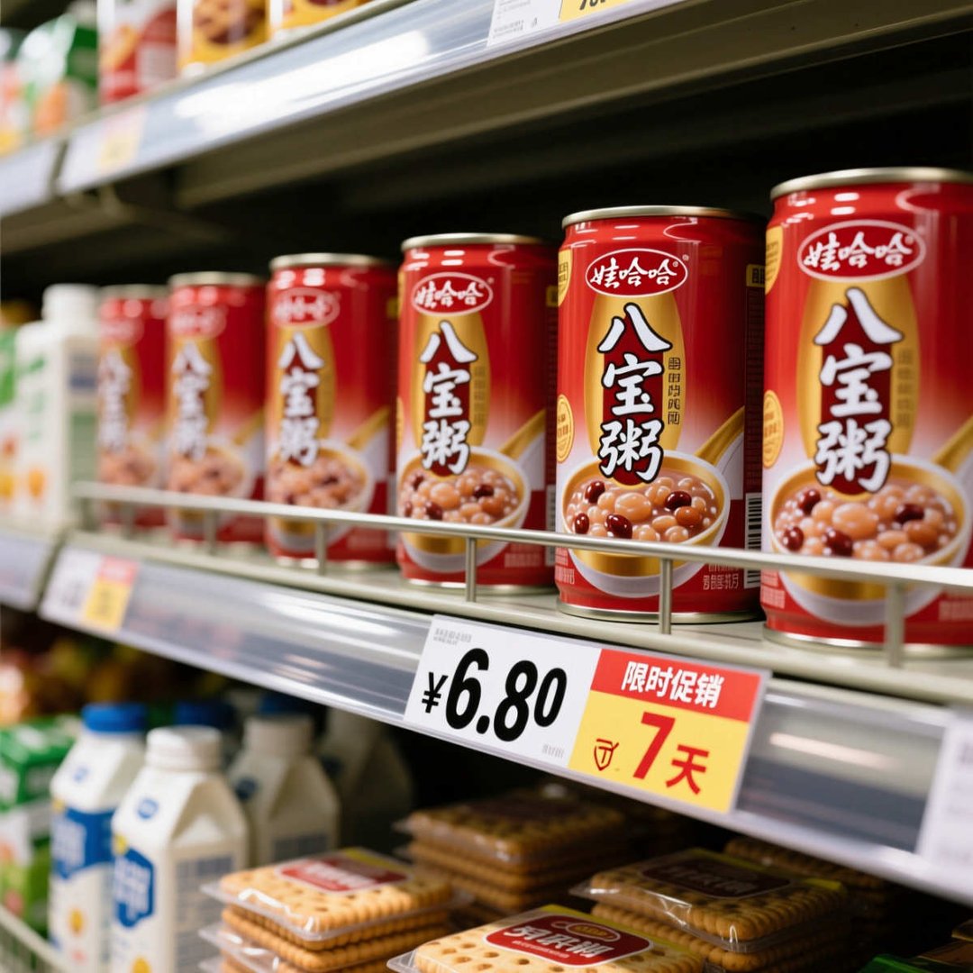 哇哈哈八宝粥超市卖多少钱一件