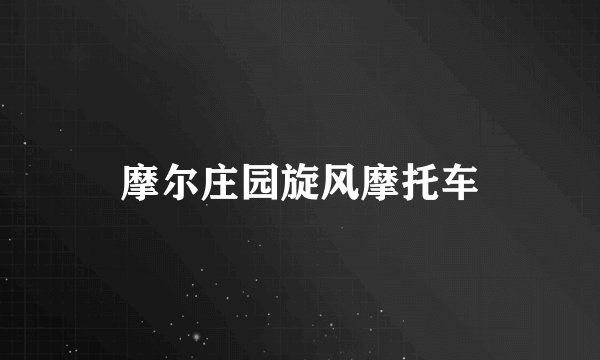 摩尔庄园旋风摩托车