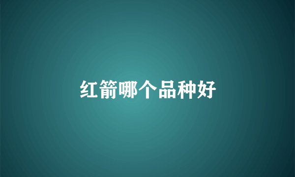 红箭哪个品种好