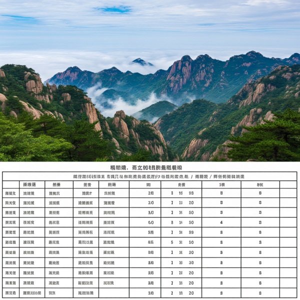 庐山收费价目表