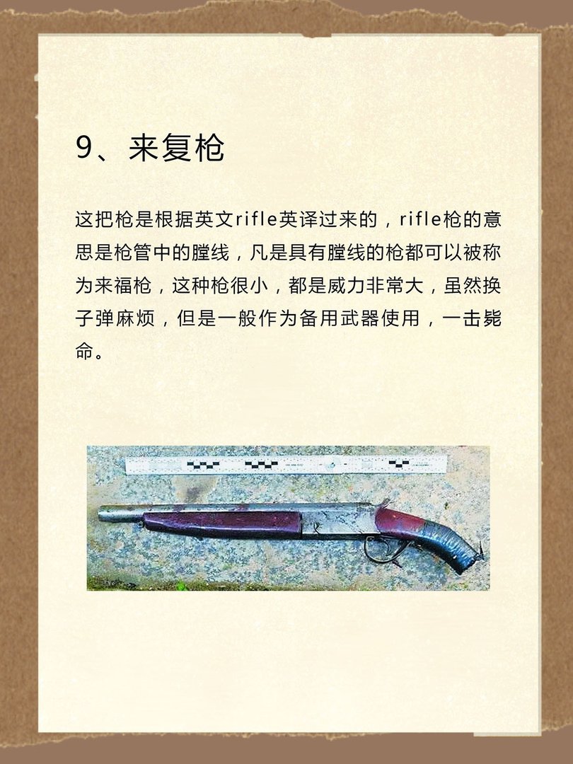 世界十大禁用枪支