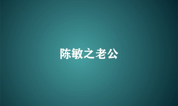 陈敏之老公