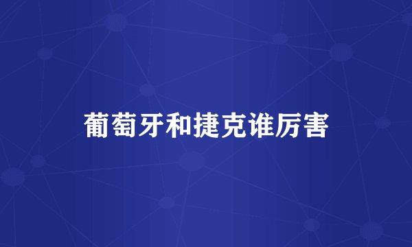 葡萄牙和捷克谁厉害