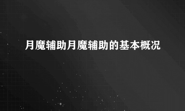 月魔辅助月魔辅助的基本概况