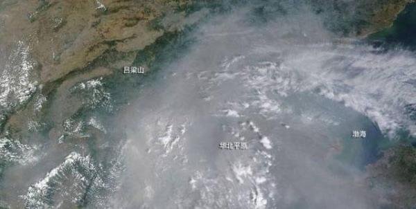 十五年间,从卫星图看中国雾霾