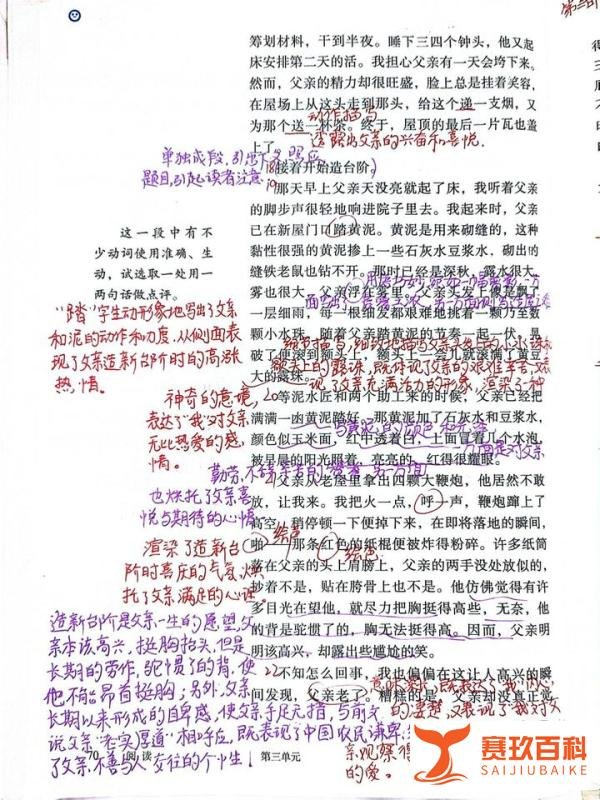 七年级下册语文,12台阶,课文笔记
