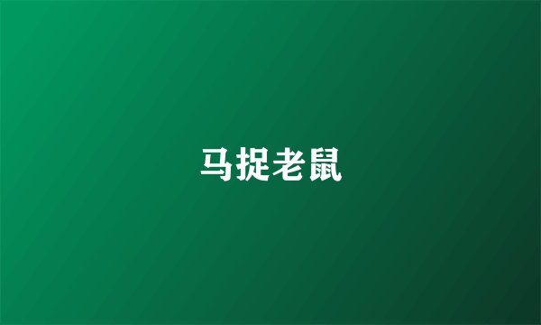 马捉老鼠