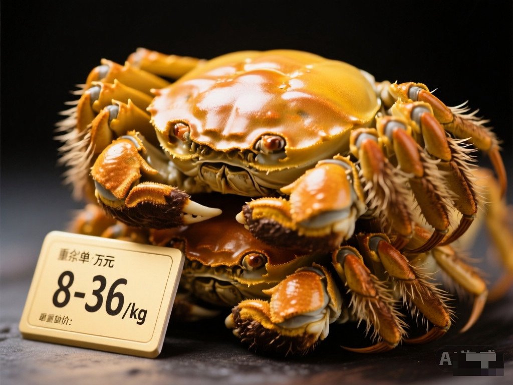 六月黄大闸蟹60-80多少钱一斤