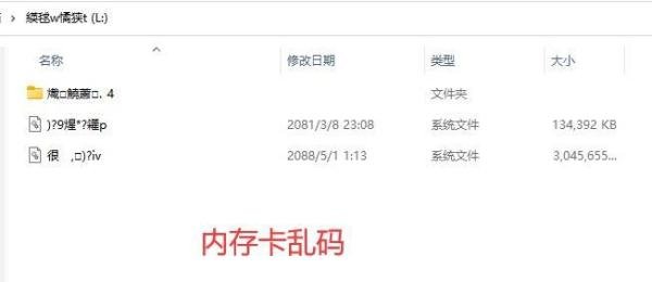内存卡乱码全面解析与实战修复指南