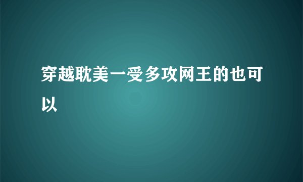 穿越耽美一受多攻网王的也可以