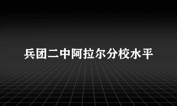 兵团二中阿拉尔分校水平