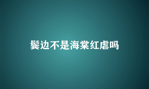 鬓边不是海棠红虐吗
