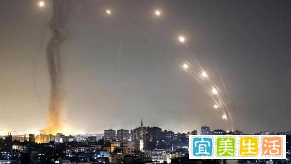 20分钟砸向以色列5000枚火箭弹，致40死700伤：巴以战争全面爆发