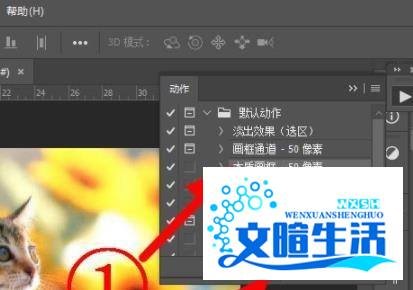 ps动作怎么使用详细教程