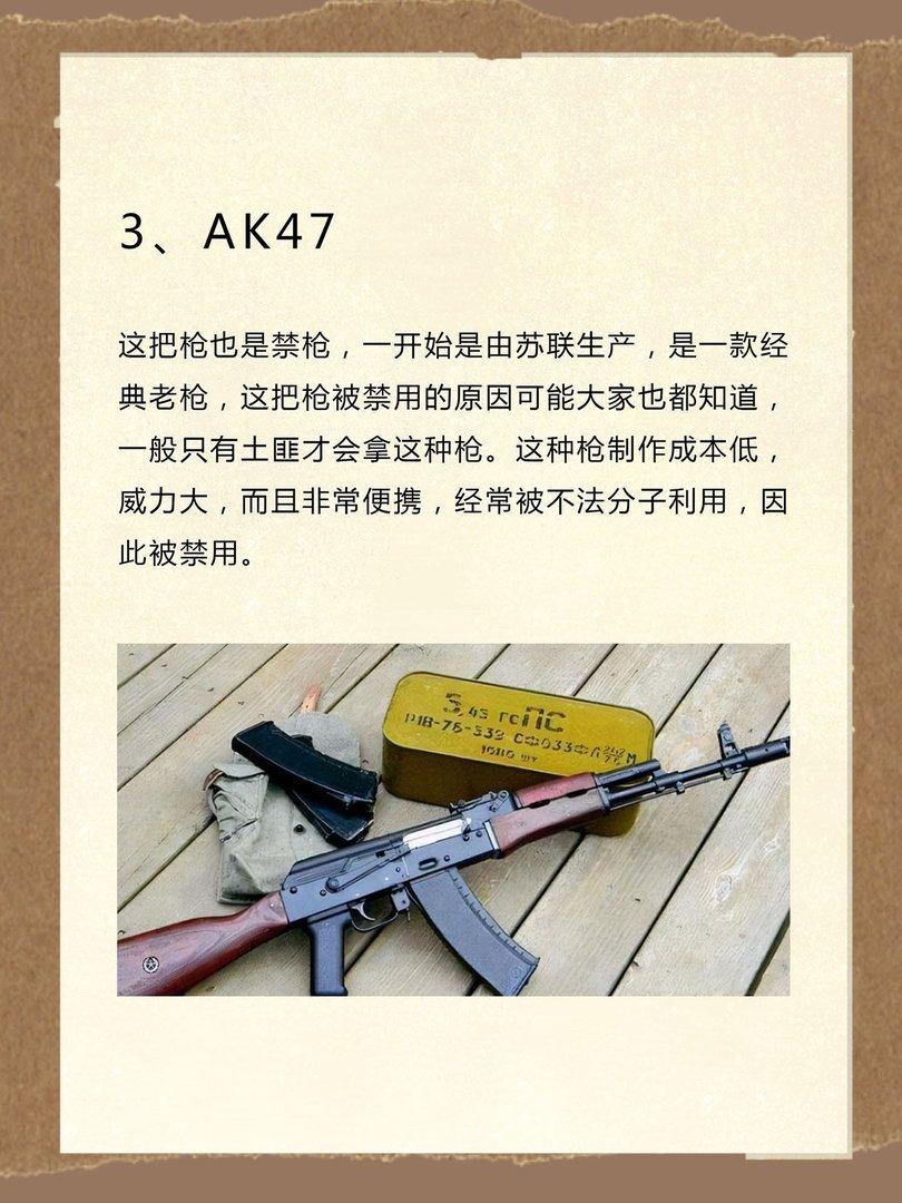 世界十大禁用枪支