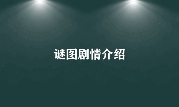 谜图剧情介绍