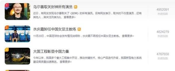 导演乌尔善取关《封神》全部演员,不出所料,《封神》果然翻车了