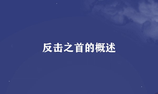 反击之首的概述