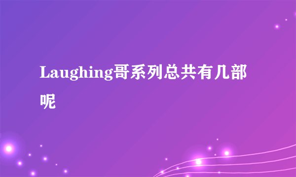 Laughing哥系列总共有几部呢