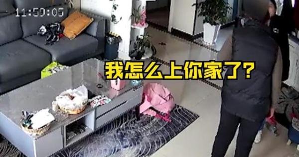 初中女生将入室窃贼拽到监控下露脸 这是咋情况？