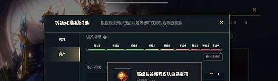 英雄联盟手游资产等级怎么算