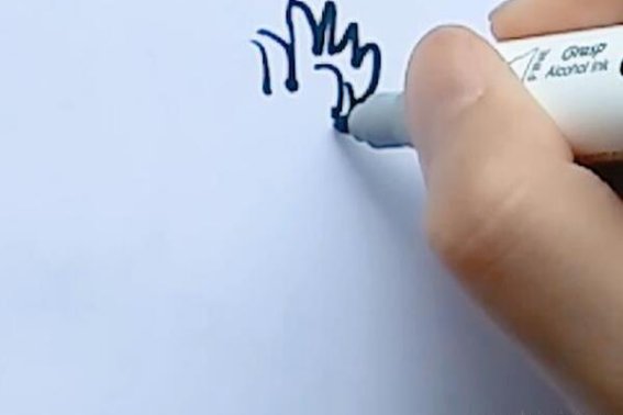 儿童画公鸡的简单画法