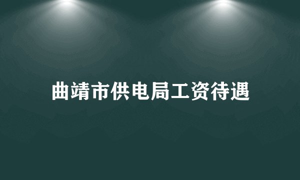曲靖市供电局工资待遇
