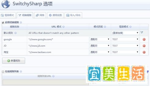 google chrome Proxy Switchy Sharp如何使用