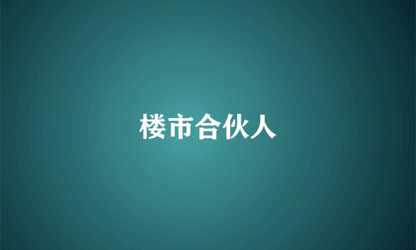 楼市合伙人