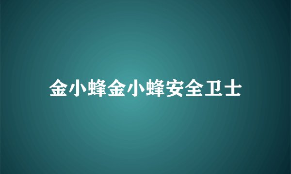 金小蜂金小蜂安全卫士