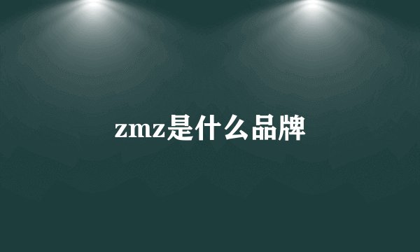 zmz是什么品牌