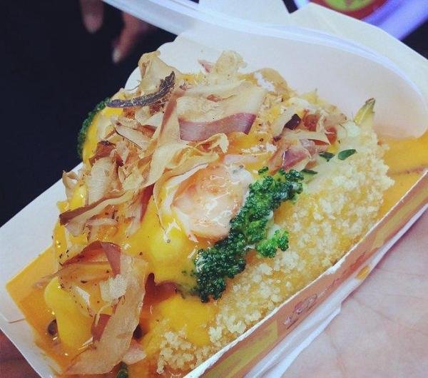 台湾夜市必吃的小吃美食小马哥起司马铃薯