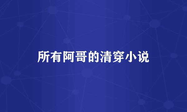 所有阿哥的清穿小说