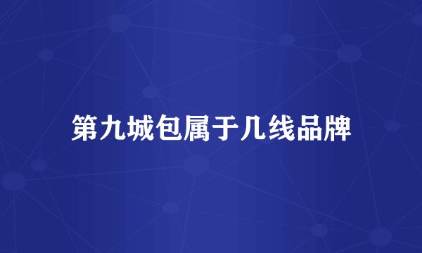 第九城包属于几线品牌