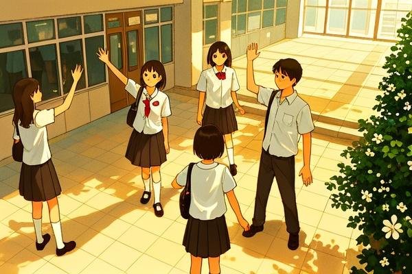 放学了同学们向什么向什么向什么