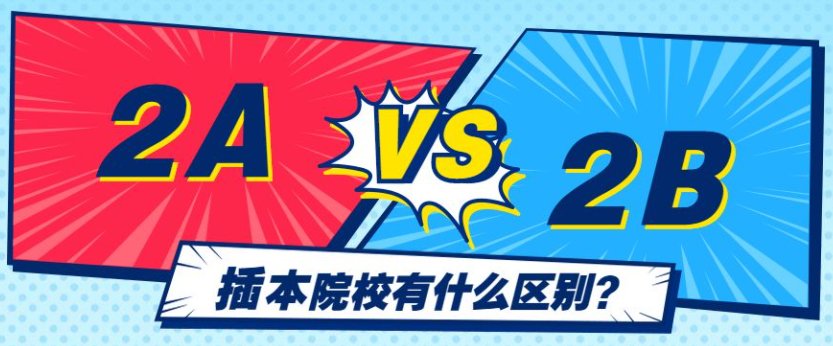 2A与2B类院校有何区别？