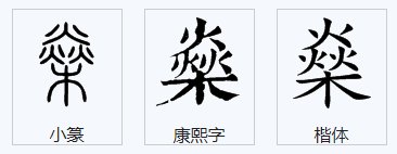上面一个三个火字,下面一个木字 是什么字?怎么读?