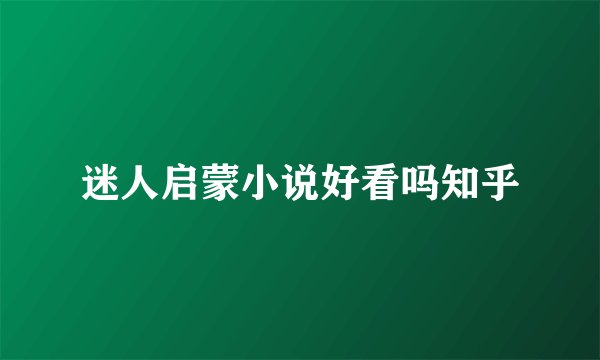 迷人启蒙小说好看吗知乎